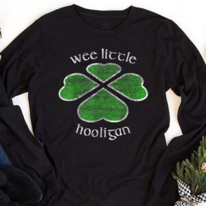 St Patricks Day Shirt Wee Little Hooligan Teen Boy Toddler Longsleeve Tee 1 3