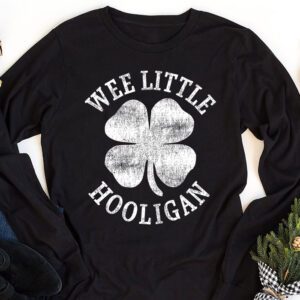 St Patricks Day Shirt Wee Little Hooligan Teen Boy Toddler Longsleeve Tee 1 4