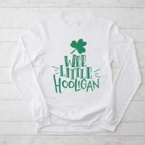 St Patricks Day Shirt Wee Little Hooligan Teen Boy Toddler Longsleeve Tee