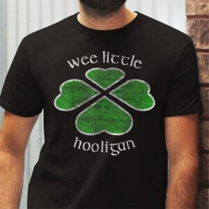 St Patricks Day Shirt Wee Little Hooligan Teen Boy Toddler T Shirt 2 3