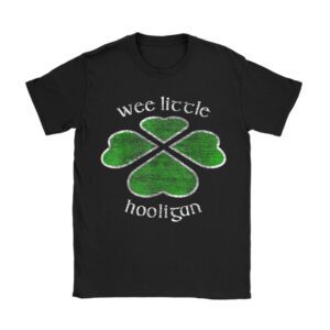 St Patricks Day Shirt Wee Little Hooligan Teen Boy Toddler T-Shirt