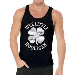 St Patricks Day Shirt Wee Little Hooligan Teen Boy Toddler Tank Top 3 4