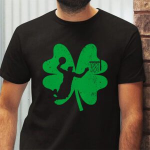St Patricks day Shamrock Basketball Irish Boys Girls Men T Shirt 2 2