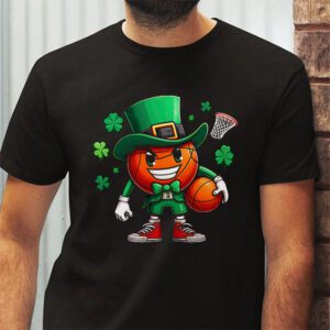 St Patricks day Shamrock Basketball Irish Boys Girls Men T Shirt 2 4