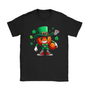 St Patricks day Shamrock Basketball Irish Boys Girls Men T-Shirt