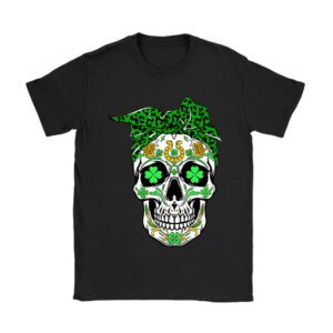 Sugar Skull Saint Patricks Day of Dead T-Shirt