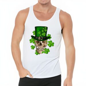 Sugar Skull Saint Patricks Day of Dead Tank Top 3 3