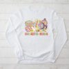 Teacher Kids Retro Groovy 100 Days Happy 100th Day Of School Longsleeve Tee