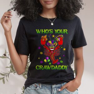 Whos Your Crawdaddy Crawfish Jester Beads Funny Mardi Gras T Shirt 1 5