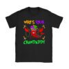 Whos Your Crawdaddy Crawfish Jester Beads Funny Mardi Gras T-Shirt