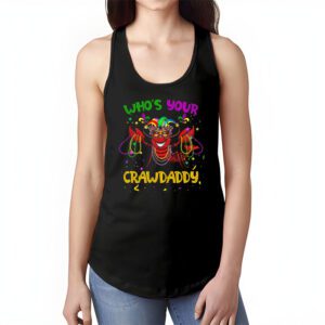 Whos Your Crawdaddy Crawfish Jester Beads Funny Mardi Gras Tank Top 1 3