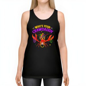 Whos Your Crawdaddy Crawfish Jester Beads Funny Mardi Gras Tank Top 2 1