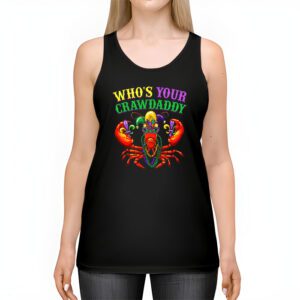 Whos Your Crawdaddy Crawfish Jester Beads Funny Mardi Gras Tank Top 2 2