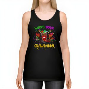 Whos Your Crawdaddy Crawfish Jester Beads Funny Mardi Gras Tank Top 2 3