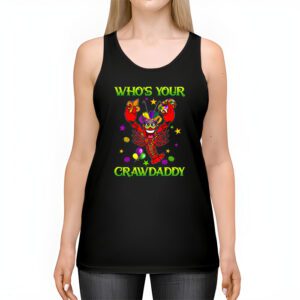 Whos Your Crawdaddy Crawfish Jester Beads Funny Mardi Gras Tank Top 2 5