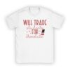 Will Trade Students For Chocolate Teacher Valentines Women T-Shirt