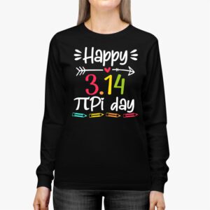 3.14 PI Day Pie Day Pi Symbol For Math Lovers and Kids Longsleeve Tee 2 1