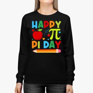 3.14 PI Day Pie Day Pi Symbol For Math Lovers and Kids Longsleeve Tee 2 4