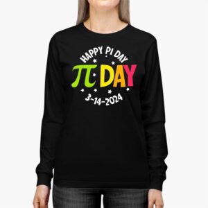 3.14 PI Day Pie Day Pi Symbol For Math Lovers and Kids Longsleeve Tee 2 5