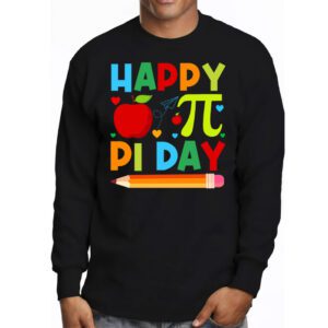 3.14 PI Day Pie Day Pi Symbol For Math Lovers and Kids Longsleeve Tee 3 4