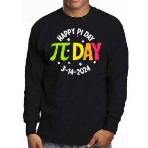 3.14 PI Day Pie Day Pi Symbol For Math Lovers and Kids Longsleeve Tee 3 5