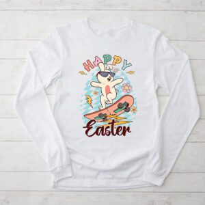 Bunny Pastel Spring Hunt Eggs Rabbit Happy Easter Day Outfit Longsleeve Tee