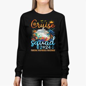 Cruise Squad 2024 Summer Vacation Matching Family Group Longsleeve Tee 2 3