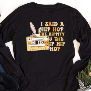 Cute Easter Bunny Shirt I Said A Hip Hop Funny Kids Boys Longsleeve Tee 1 5