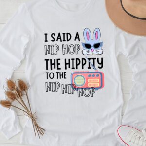 Cute Easter Bunny Shirt I Said A Hip Hop Funny Kids Boys Longsleeve Tee 2