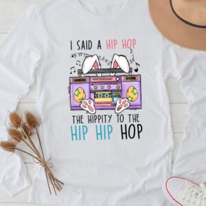 Cute Easter Bunny Shirt I Said A Hip Hop Funny Kids Boys Longsleeve Tee 2 7