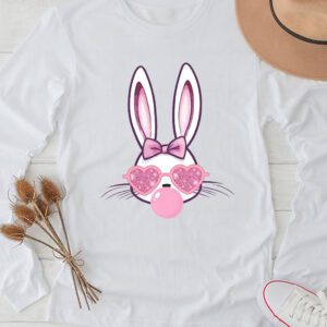 Easter Bunny Shirt Girl Ladies Kids Easter Easter Gift Longsleeve Tee
