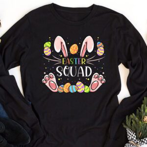 Easter Squad Family Matching Easter Day Bunny Egg Hunt Group Longsleeve Tee 1