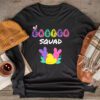 Easter Squad Family Matching Easter Day Bunny Egg Hunt Group Longsleeve Tee