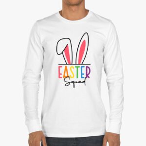 Easter Squad Family Matching Easter Day Bunny Egg Hunt Group Longsleeve Tee 3 6