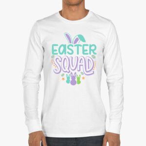 Easter Squad Family Matching Easter Day Bunny Egg Hunt Group Longsleeve Tee 3 9