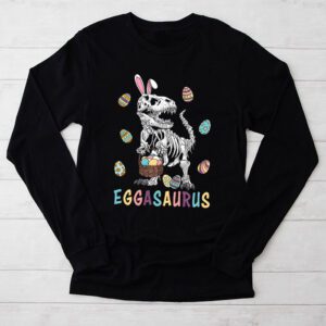 Eggasaurus Easter Stegosaurus Dinosaur Boys Kids Toddler Longsleeve Tee 2 4