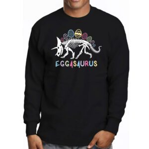 Eggasaurus Easter Stegosaurus Dinosaur Boys Kids Toddler Longsleeve Tee 3 1