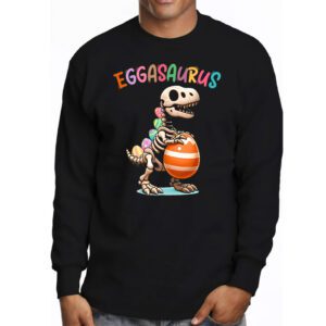 Eggasaurus Easter Stegosaurus Dinosaur Boys Kids Toddler Longsleeve Tee 3 2