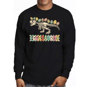 Eggasaurus Easter Stegosaurus Dinosaur Boys Kids Toddler Longsleeve Tee 3