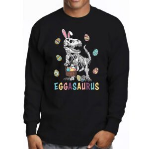 Eggasaurus Easter Stegosaurus Dinosaur Boys Kids Toddler Longsleeve Tee 3 4