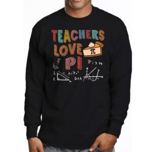 Funny Pi Day Math Teacher Shirt 3.14 Pi Symbol Nerds Women Longsleeve Tee 3