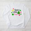 Groovy St Patricks Day Shirt Sassy Little Lassie Kids Toddler Girl Longsleeve Tee