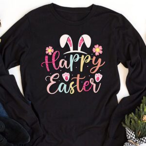 Cute Colorful Egg Hunting Women Boys Girls Longsleeve Tee