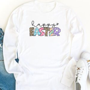 Happy Easter Sayings Egg Bunny Longsleeve Tee 1 9