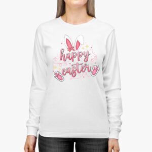 Happy Easter Sayings Egg Bunny Longsleeve Tee 3 2