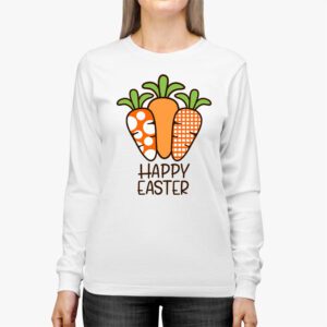 Happy Easter Sayings Egg Bunny Longsleeve Tee 3 7