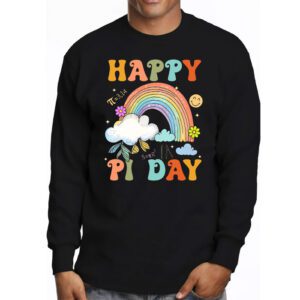 Happy PI Day 3.14 Pi Symbol For Math Lovers Longsleeve Tee 3 4