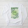 Happy St Patricks Day Shamrock Clover For Women Kids Longsleeve Tee