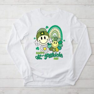 Happy St Patricks Day Shamrock Clover For Women Kids Longsleeve Tee