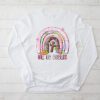 He Is Risen Rainbow Leopard Happy Easter Day Christian Jesus Longsleeve Tee